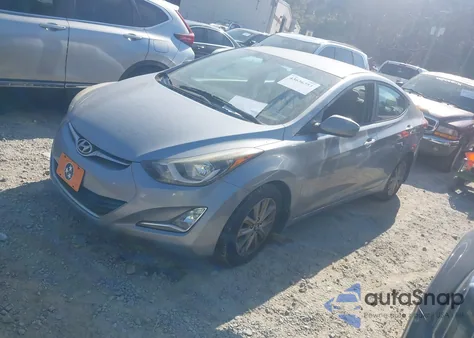 2015 Hyundai Elantra Se z USA, uszkodzony, nr VIN 5NPDH4AE8FH630761